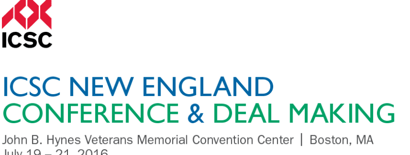 We’re Heading to the ICSC New England Conference July 20-21!