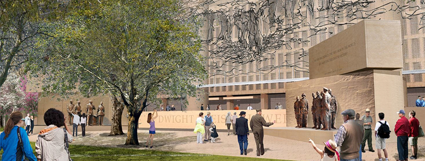 Incorporating High Tech On The Eisenhower Memorial Construction